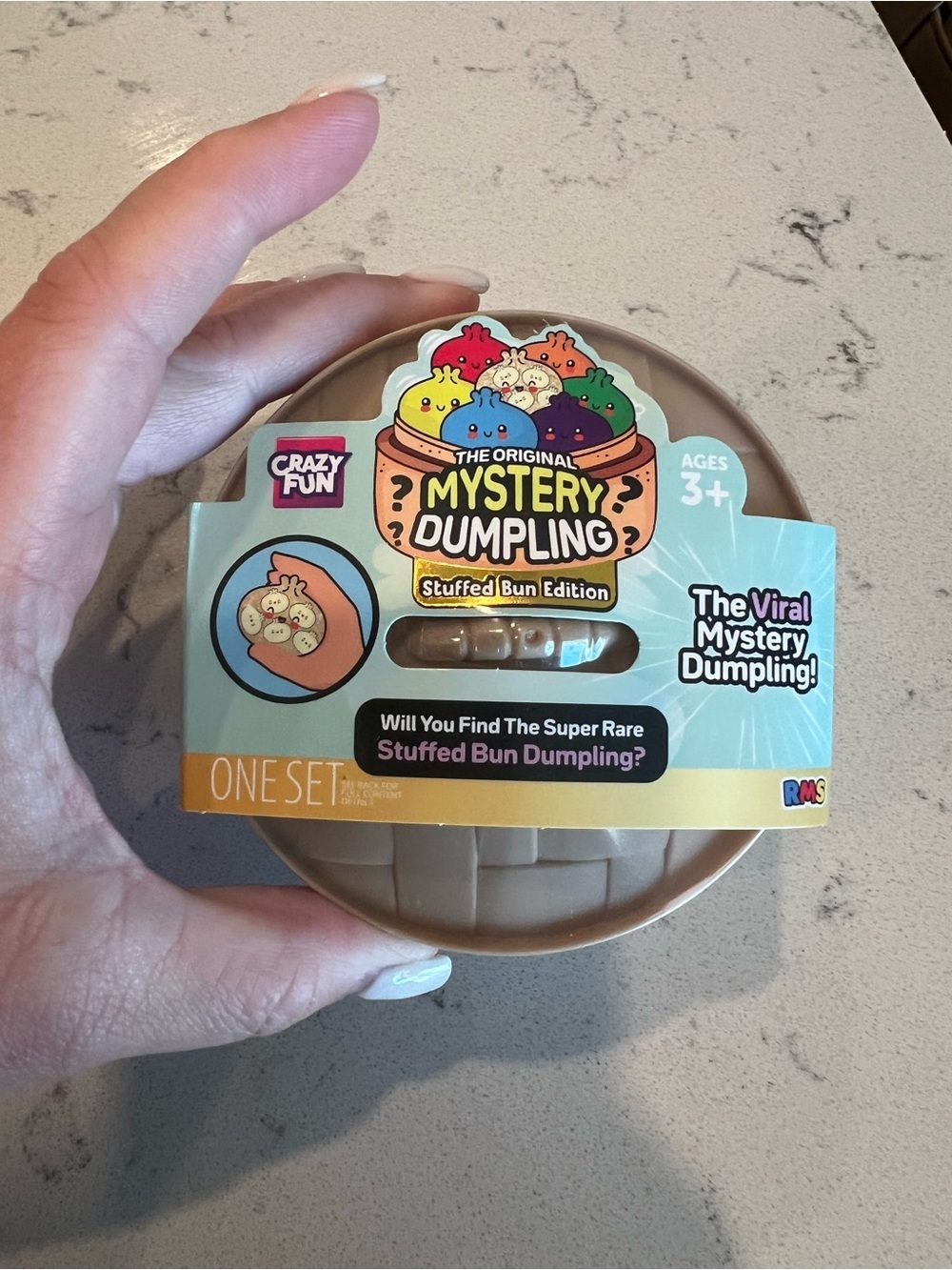 NWT Authentic Five Below Squishy Mystery Dumpling - Stuffed Bun Edition